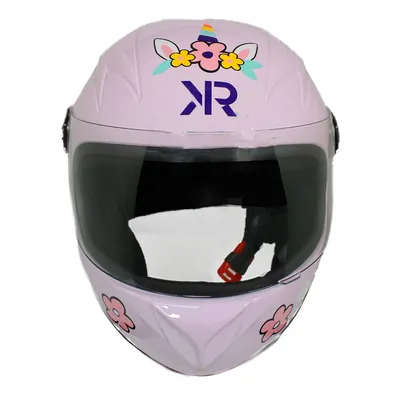 CASCO CERRADO INFANTIL TRIASSIC AZUL  BRILLANTE MICA TRANSPARENTE TALLA GRANDE