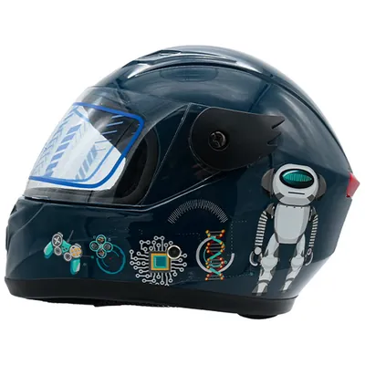 CASCO ALESSIA INFANTIL CERRADO C/LUZ MUNDO MARINO