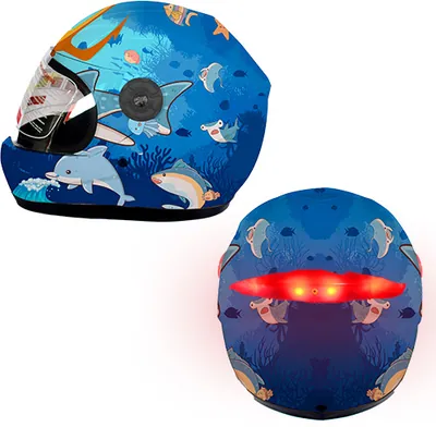 CASCO ALESSIA INFANTIL C/LUZ ICE CREAM BRILLANTE ICECREAM CERRADO