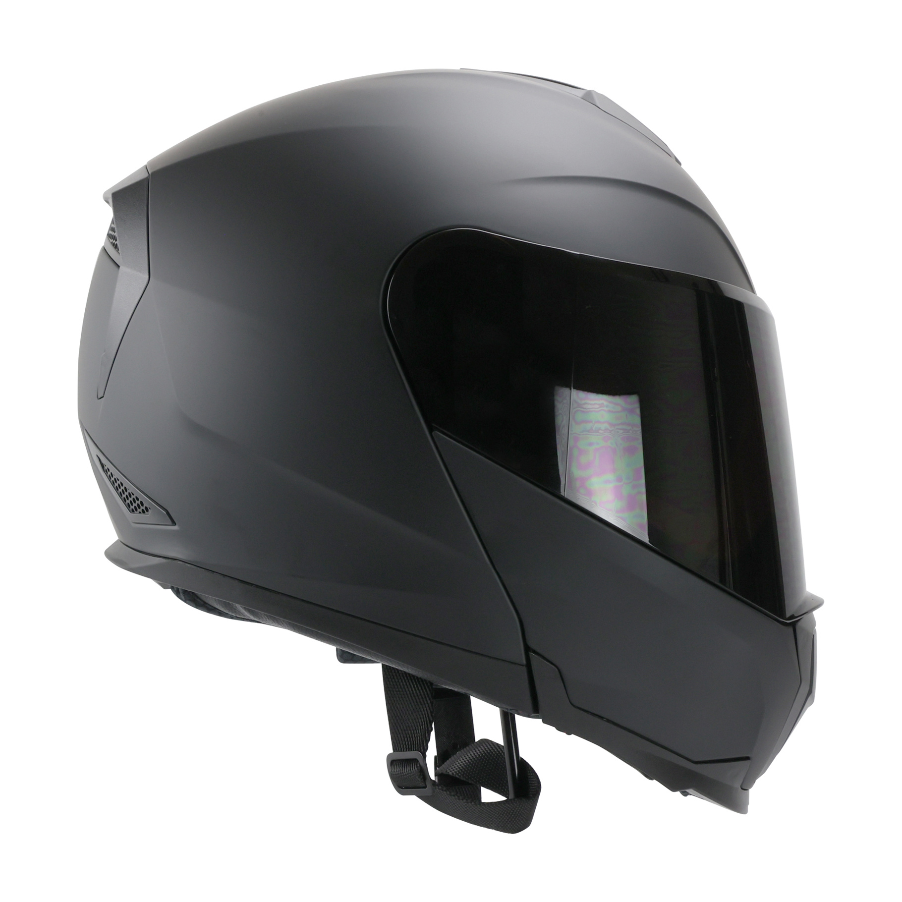 CASCO RODA REVENGE PRO XS NEGRO MATE MICA HUMO XABATIBLE SVS