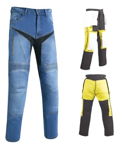 PANTALON VIAJERO KOHL S AZUL KOHL-933 MEZCLILLA KEVLAR