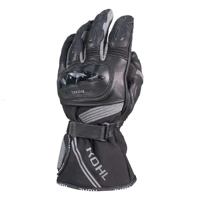 GUANTES VEL KOHL L GRIS KOHL-001 TEXTIL/PIEL