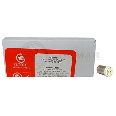 FOCO TABLERO LED BLANCA 10W T8