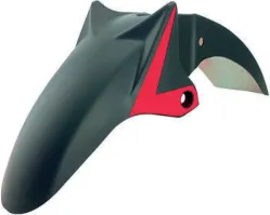 SALPICADERA DELANTERA ITALIKA 150Z NEGRO/ROJO