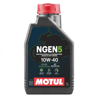 ACEITE PARA MOTOR A GASOLINA 4 TIEMPOS MOTUL NGEN 5 10W40 1L