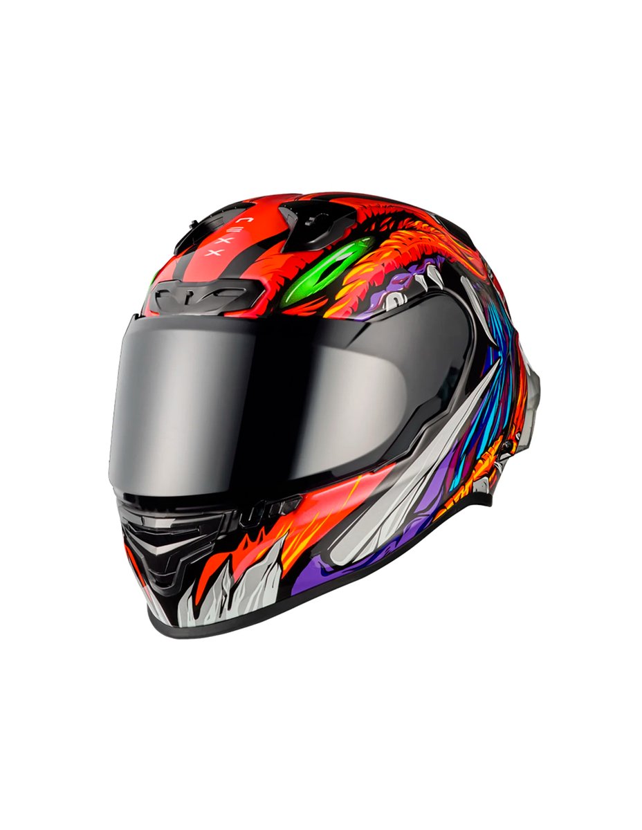CASCO X.R3R ZORGA ORANGE GREEN XL