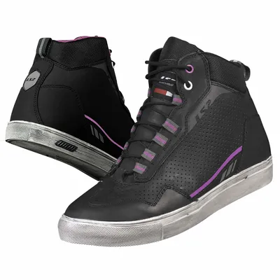 BOTAS LS2 #40 NGO/PURPURA ZOE P/DAMA