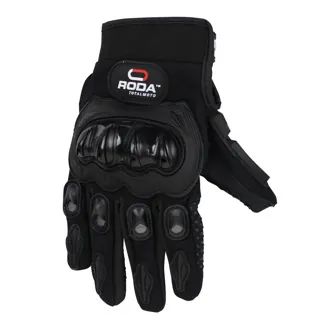 GUANTES RODA M NEGRO CON LIMPIA MICA/TOUCHSCREEN