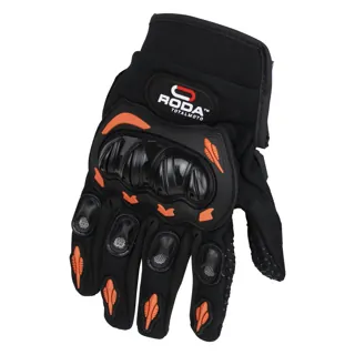 GUANTES RODA XXL NARANJA/NEON CON LIMPIA MICA/TOUCHSCREEN