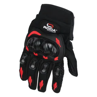 GUANTES RODA M ROJO CON LIMPIA MICA/TOUCHSCREEN