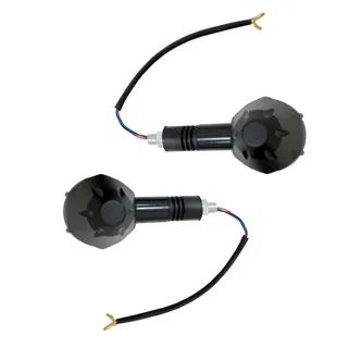DIRECCIONAL RODA DEL/TRAS CHOPPERS BOBBER ARO BLANCO LED SET 12V