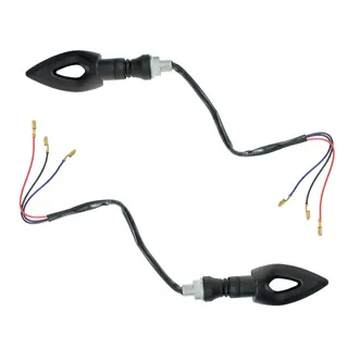 DIRECCIONAL RODA DEL/TRAS FLECHA BLANCO SECUENCIAL CON CUARTO LED SET 12V