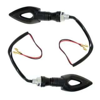 DIRECCIONAL RODA DEL/TRAS FLECHA BLANCO LED SET 12V