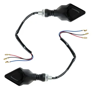 DIRECCIONAL RODA DEL/TRAS DIAMANTE SECUENCIAL CON LUZ CUARTO BLANCO LED SET 12V