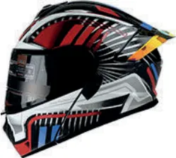 CASCO IRON RACING BOTECE XL SANTIAGO ROJO IR-120 ABATIBLE