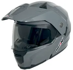 CASCO IRON RACING GRIS CEMENTO XL ECE IR-199 ABATIBLE