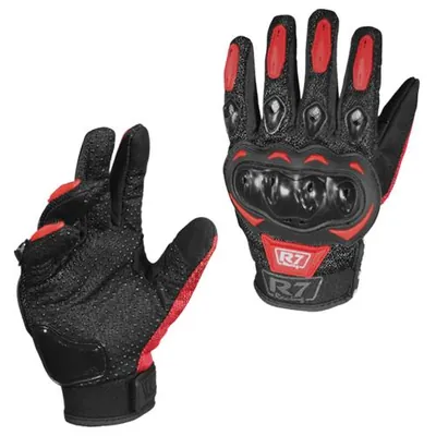 GUANTES VEL R7 RACING L ROJO R7-2 TOUCH