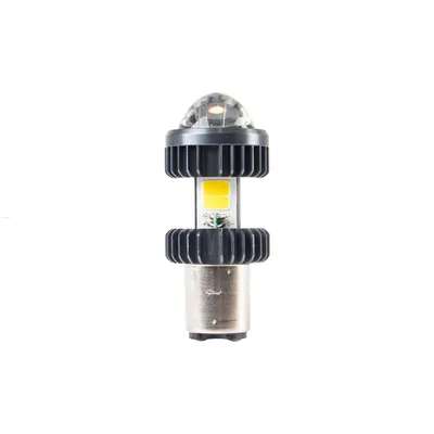 FOCO FARO LED CBS BA20D LUPA BAJA AMARILLO/ALTA BLANCO