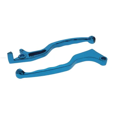 MANIJA EMBRAGUE Y FRENO DISCO FT180 AZUL JGO