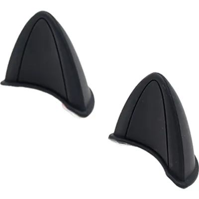 ACCESORIO P/CASCO OREJAS GATO NEGRO DE SILICON