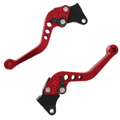 MANIJA EMBRAGUE Y FRENO ALUMINIO ROJO FT125 XTREME