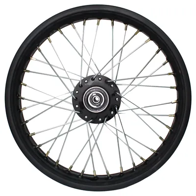 RIN ALESSIA DEL 17 ROCKETMAN COMPLETO RAYOS NEGRO MATE 250X3.0X17