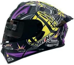 CASCO IRON RACING BOTECE S ANDREA VIOLETA IR-120 ABATIBLE