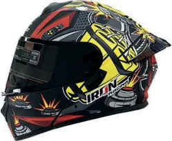 CASCO IRON RACING BOTECE L ANDRES ROJO IR-120 ABATIBLE