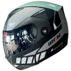 CASCO IRON RACING BOOMERANG XL GRIS IR108II DOT MICA AHUMADA ABATIBLE