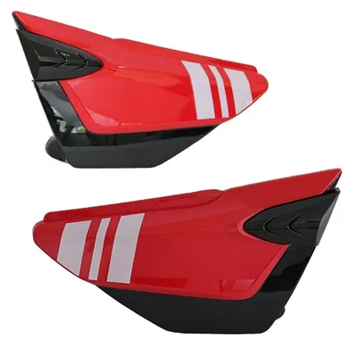 CUBIERTA LAT SAYTO DT125 SPORT DER/IZQ ROJO/BLANCO