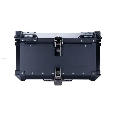 BAUL TRASERO MOTOCICLETA LS2 S65 ALUMINIO 65 LTS NEGRO