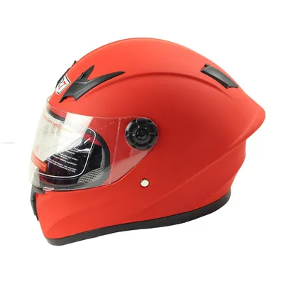 CASCO R7 RACING JUNIOR L ROJO MATE CERRADO R7-506