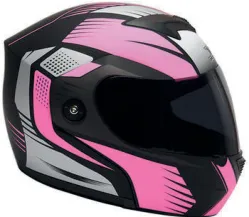 CASCO IRON RACING AIRFOIL S ROSA AIRFOIL MICA AHUMADA ABATIBLE IR108II DOT