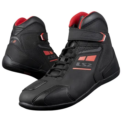 BOTAS LS2 #42 NGO/ROJ GARRA