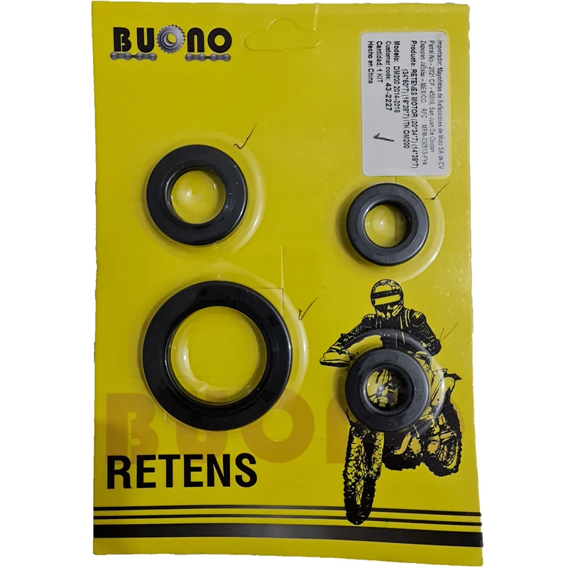 RETENES MAREMOTO MOTOR (4 PIEZAS) DM200 (14/18)
