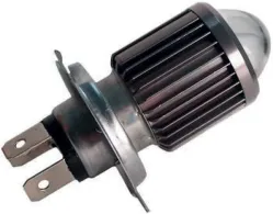 FOCO FARO LED H4 LUZ AMARILLA/BCO/LUPA/ALUMINIO
