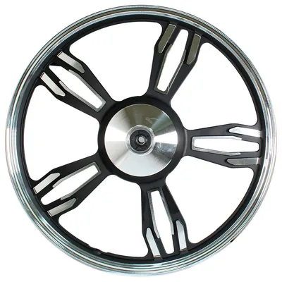 RIN ALESSIA DEL 1.4X18 TRAS 1.85X18 FT-125 14-22/FT150 14-21 ALUMINIO NEGRO