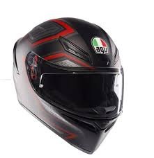 CASCO CERRADO AGV K-1 E2206 SLING M NGO/ROJ/MATE