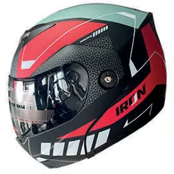 CASCO IRON RACING BOOMERANG XL ROJO IR108II DOT MICA AHUMADA