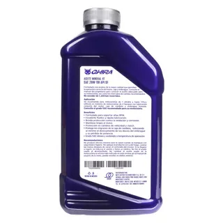 ACEITE GHIRA SF 20W50 MINERAL 0.946L 4T