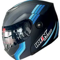 CASCO IRON RACING WAVE XL VERDE MICA AHUMADA IR108 DOT