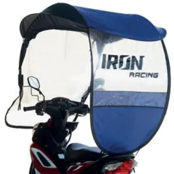 TOLDO FUNDA GENERAL IMPERMEABLE Y CUBRESOL PARA MOTOCICLETA AZUL