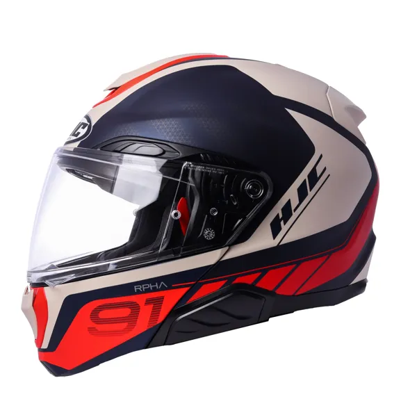 CASCO RPHA 91 RAFINO MC21 NEG/BCO/AZU L HJC