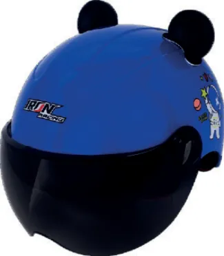 CASCO IRON RACING 3/4 SPACE MARINO INFANTIL