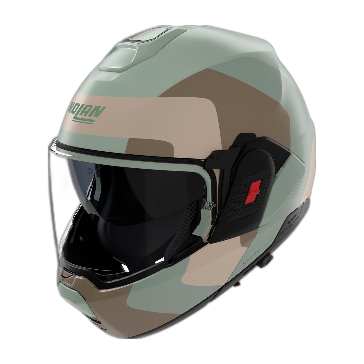 CASCO N120-1 OMOCROMO 352 VDE/MARRÓN/ARENA M NOLAN