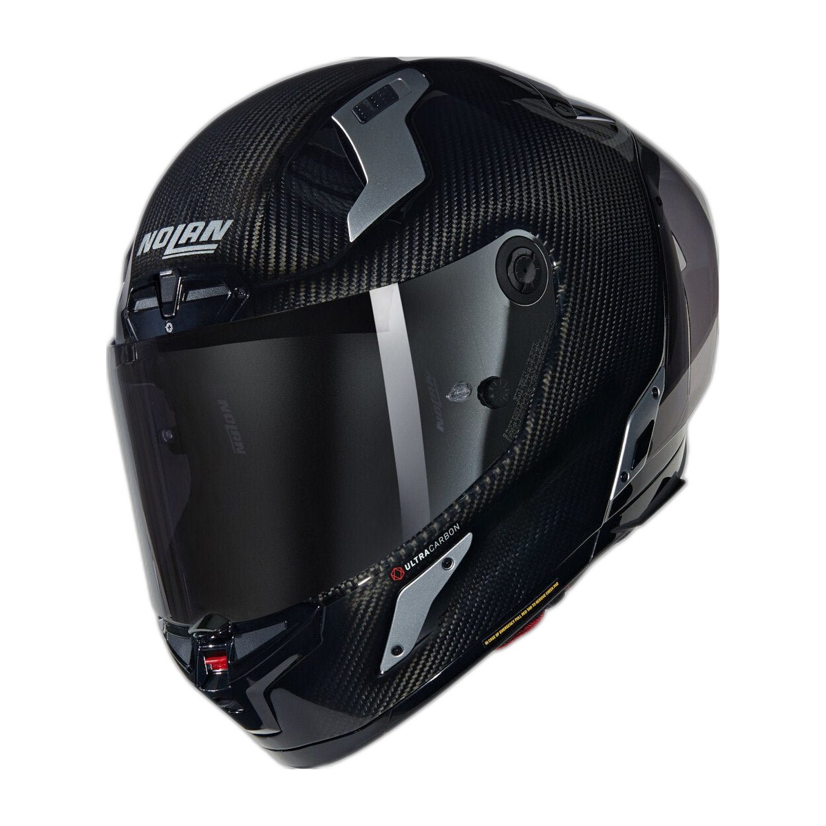 CASCO X-804 RS ULTRA CARBON ARGENTO 332 NGO/PLATA L NOLAN