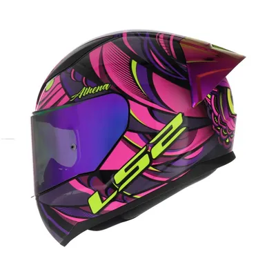 CASCO CERRADO LS2 RAPID II ATHENA L MORADO FF353