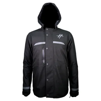 CHAMARRA NEGRA CASUAL TALLA XG