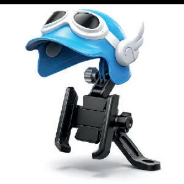 PORTA CELULAR MASUDA PARA ESPEJO CASCO WINGS AZUL IR-M301