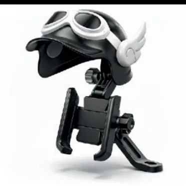 PORTA CELULAR MASUDA PARA ESPEJO CASCO WINGS NEGRO IR-M301